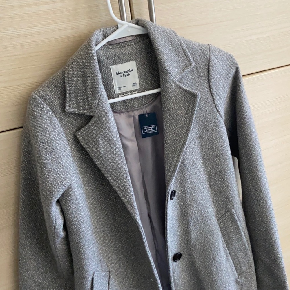 NWT Abercrombie Dad Coat Calf length